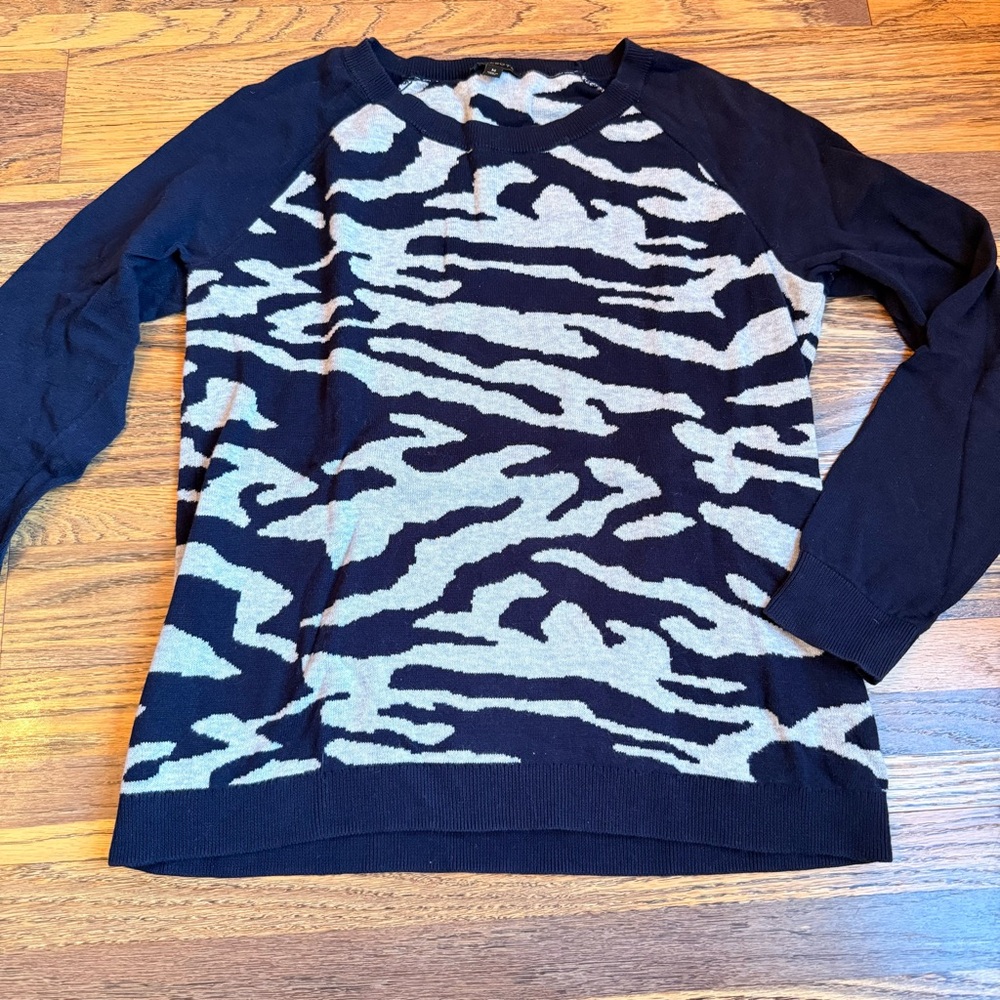 Talbots Animal Print Sweater